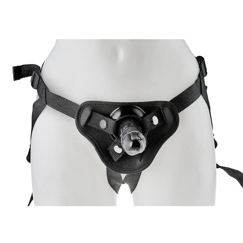 Страпон на трусиках Dreamtoys Blaze регульований, чорний, 13 х 4 см - Зображення 4