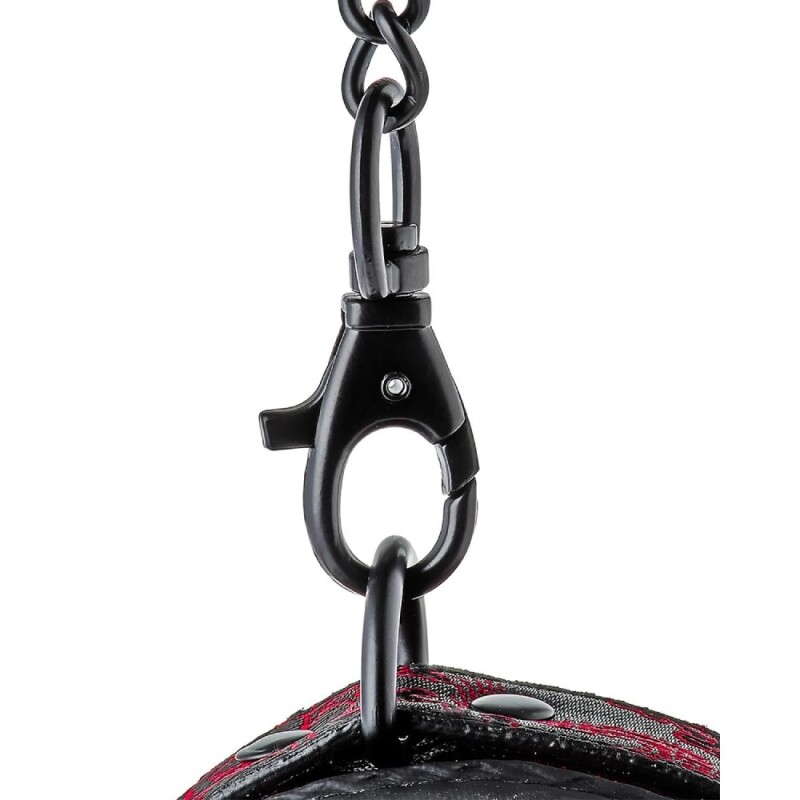 Поножі Dream Toys Blaze з червоною вишивкою, чорні, 5 см - Зображення 7