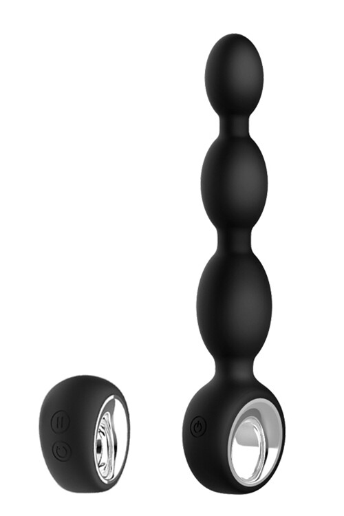 Анальна ялинка з вібрацією Dream Toys з пультом, чорна - Изображение 2