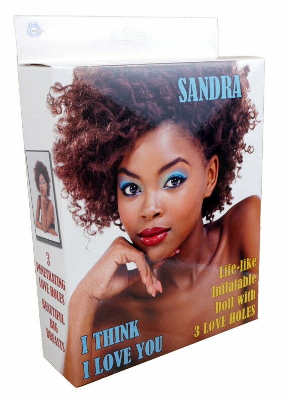 Надувная резиновая кукла, мулатка SANDRA