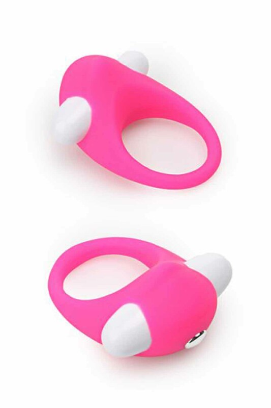 Ерекційне віброкільце Dream Toys Lit-Up рожеве, 3.2 см