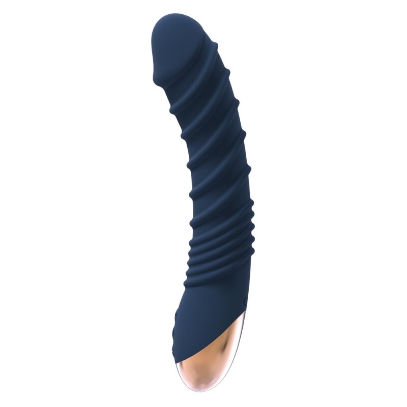Вібратор для точки G Dream Toys Aeolus з підігрівом, синій, 21 х 4 см - Изображение 3
