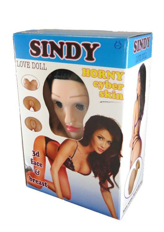 Кукла надувная Sindy 3D с вставкой из киберкожи и вибростимуляцией - Зображення 2