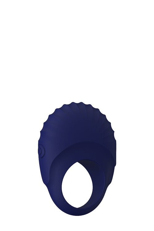 Ерекційне віброкільце Dream Toys Blue Evolution Pallas, синього кольору - Изображение 2