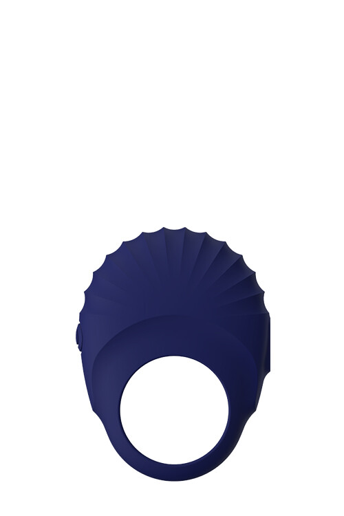 Ерекційне віброкільце Dream Toys Blue Evolution Pallas, синього кольору