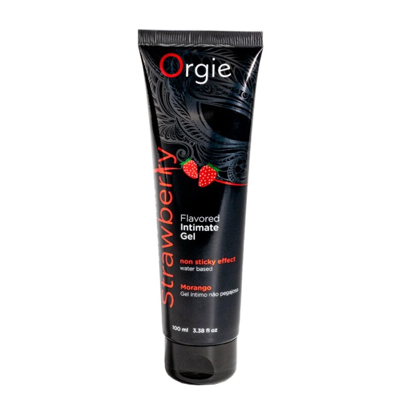 Їстівний лубрикант Orgie Lube Tube зі смаком полуниці, 100 мл - Изображение 3