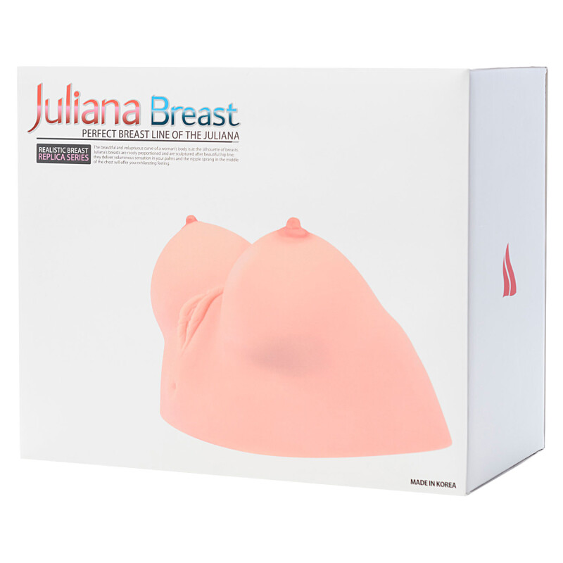 Мастурбатор-Вагіна з грудьми, реалістична, кібершкіра, Kokos Juliana Breast - Изображение 1