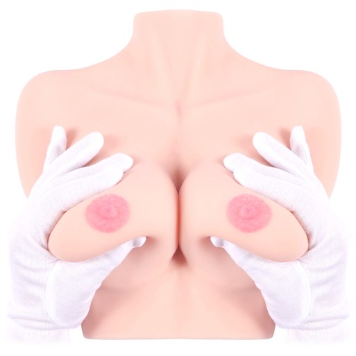 Мастурбатор-груди в натуральну величину, кібершкіра, Kokos Bouncing Titties C cup - Зображення 3