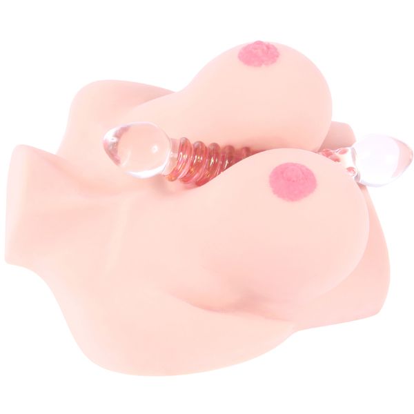 Мастурбатор-груди в натуральну величину, кібершкіра, Kokos Bouncing Titties D сир - Зображення 4