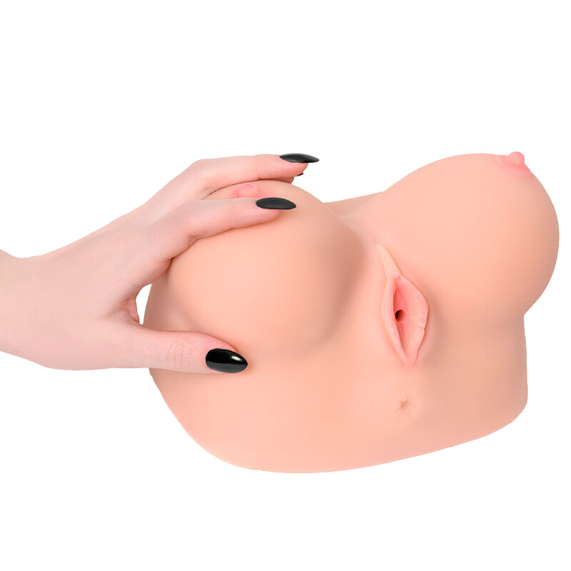 Мастурбатор-Вагіна з грудьми, реалістична, кібершкіра, Kokos Juliana Breast - Изображение 5