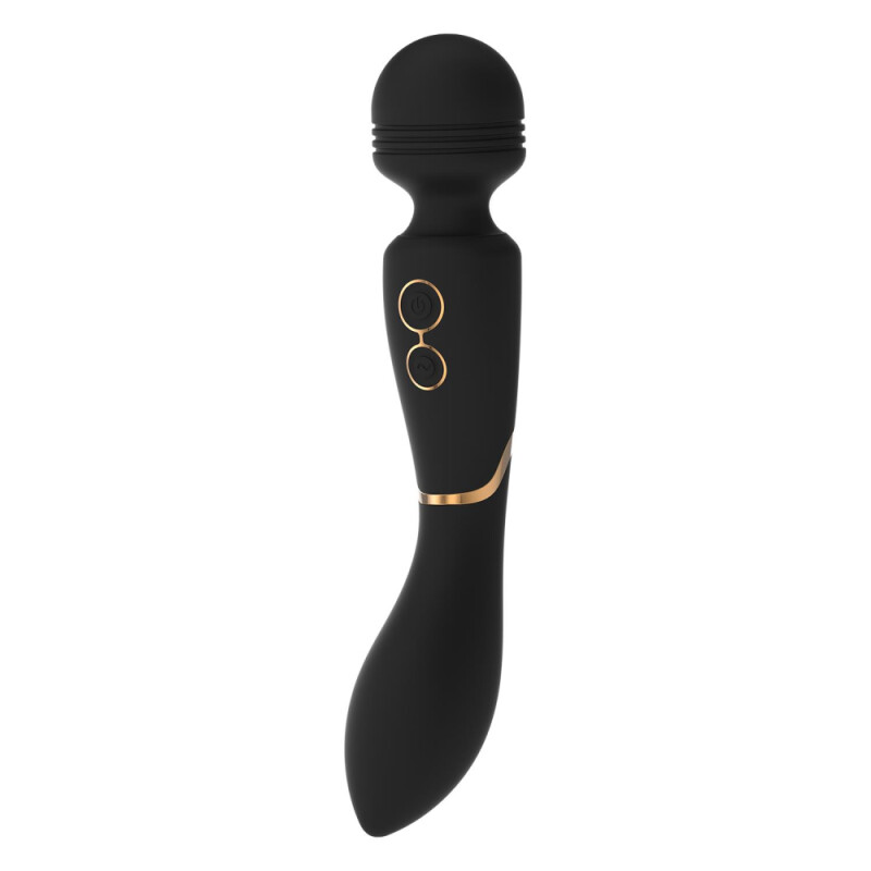 Вібратор-мікрофон Dream Toys Celine двосторонній, чорний, 22.5 х 3.9 см