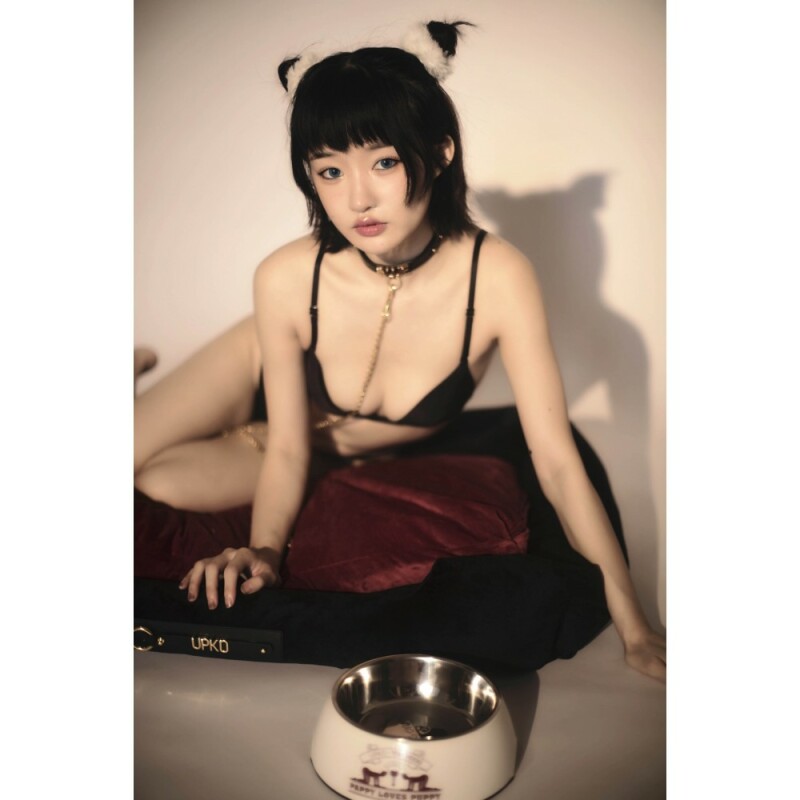 Миска для BDSM Pet-Play (Ігри в господаря і вихованця) UPKO х TOUCHDOG Puppy's Bowl, чорна - Зображення 7