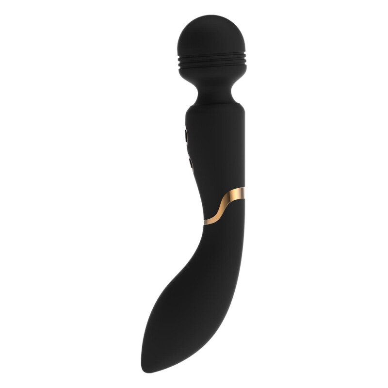 Вібратор-мікрофон Dream Toys Celine двосторонній, чорний, 22.5 х 3.9 см - Зображення 5