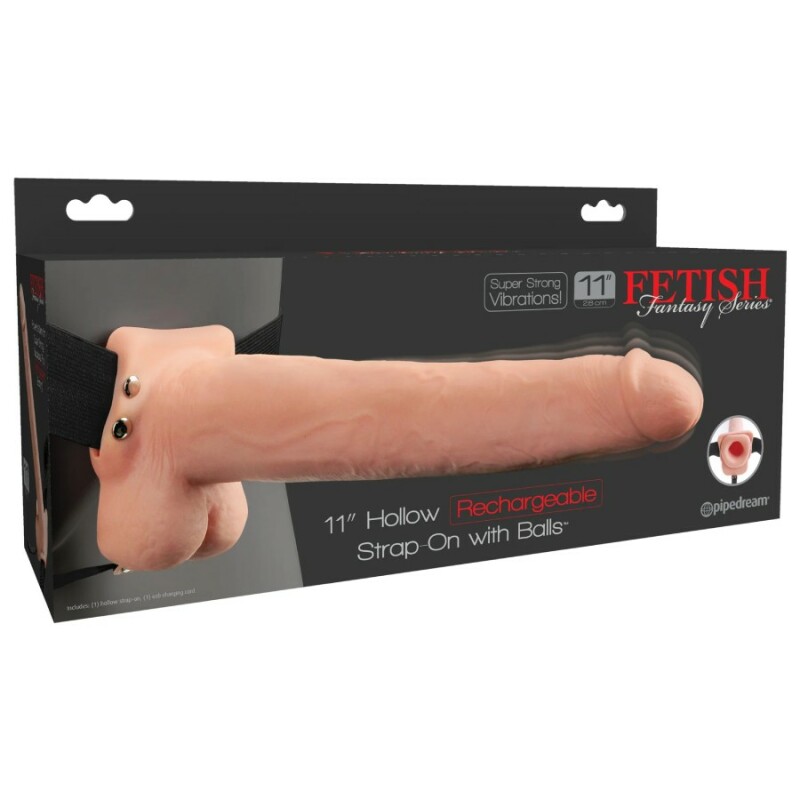 Фаллопротез реалістичний Pipedream Fetish Fantasy з вібрацією, бежевий, 26 х 5 см