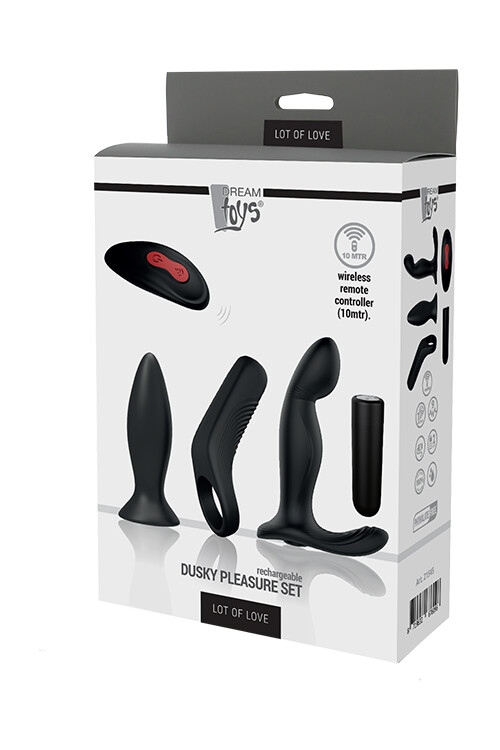 Набір для чоловіків Dream Toys Lot of Love 5 предметів, чорний - Зображення 2
