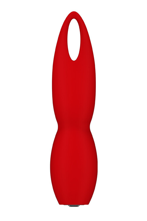 Вібратор Dream Toys з гнучким наконечником пелюсткою, червоний - Зображення 2