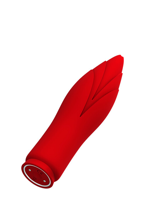 Мінівібратор Dream Toys Red Revolution зі знімною віброкулею, червоний, 10 х 3 см - Зображення 6