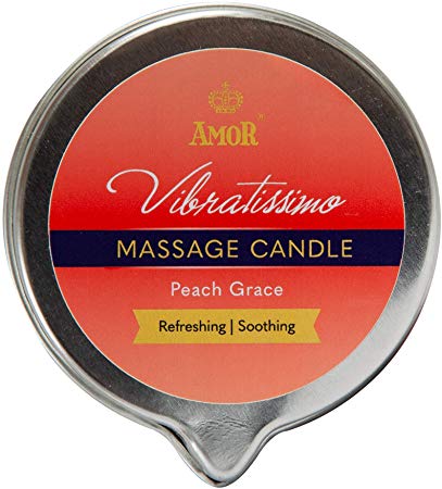 Масажна Свічка з ароматом персика-Vibratissimo Peach Grace, 50 мл - Зображення 1