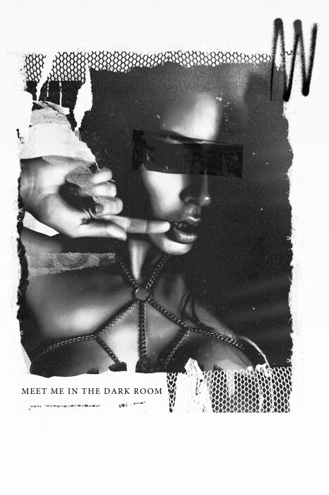 Чоловіча футболка Біла "Dark room", XL - Изображение 4