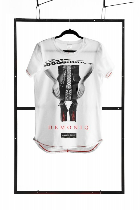 Чоловіча футболка Біла Demoniq, XL - Зображення 1
