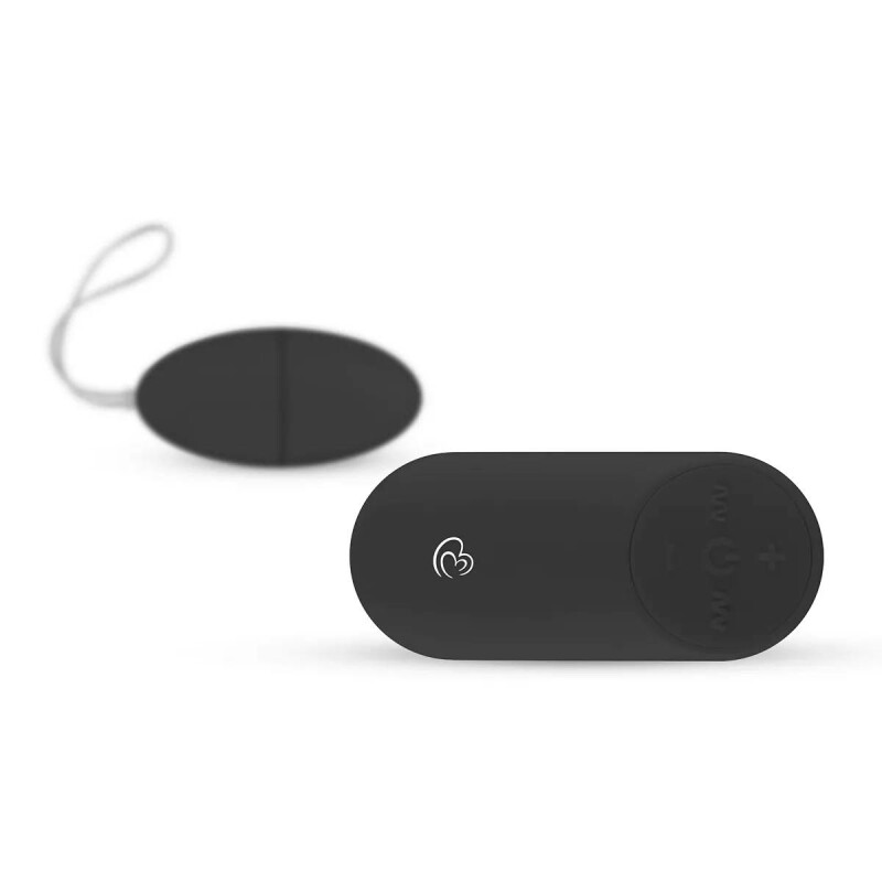 Віброяйце з дистанційним пультом Easytoys, чорне, 7 х 3.5 см - Зображення 3