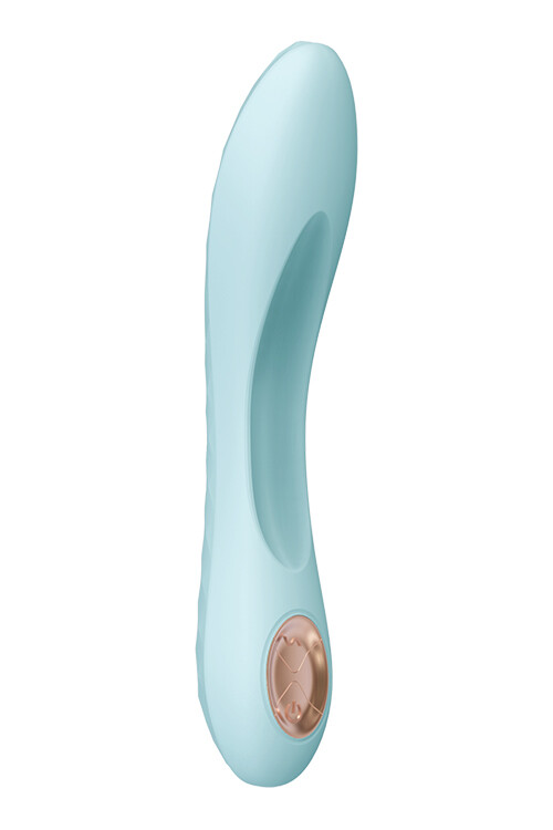 Вібратор Dream Toys з текстурованою поверхнею, блакитний, 17 х 3.6 см - Изображение 2