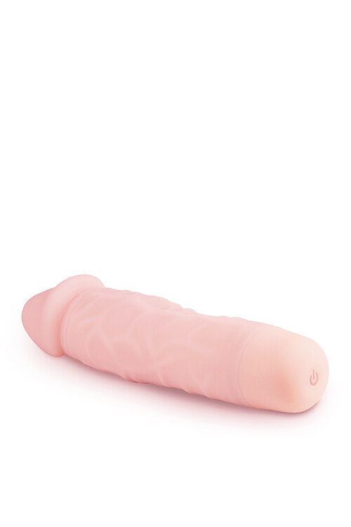 Вібратор Silicone Willys реалістичний, тілесний, 15.8 см х 3 см - Изображение 3