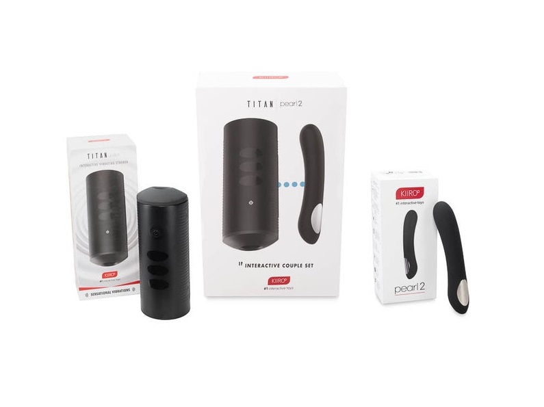 Набір для пари мастурбатор та вібратор Kiiroo Titan &amp; Pearl2 Couple Set - Зображення 4
