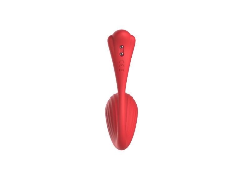 Віброяйце Svakom Phoenix Neo інтерактивне, вебкам (webcam), червоне, 11.8 х 3.2 см - Зображення 3