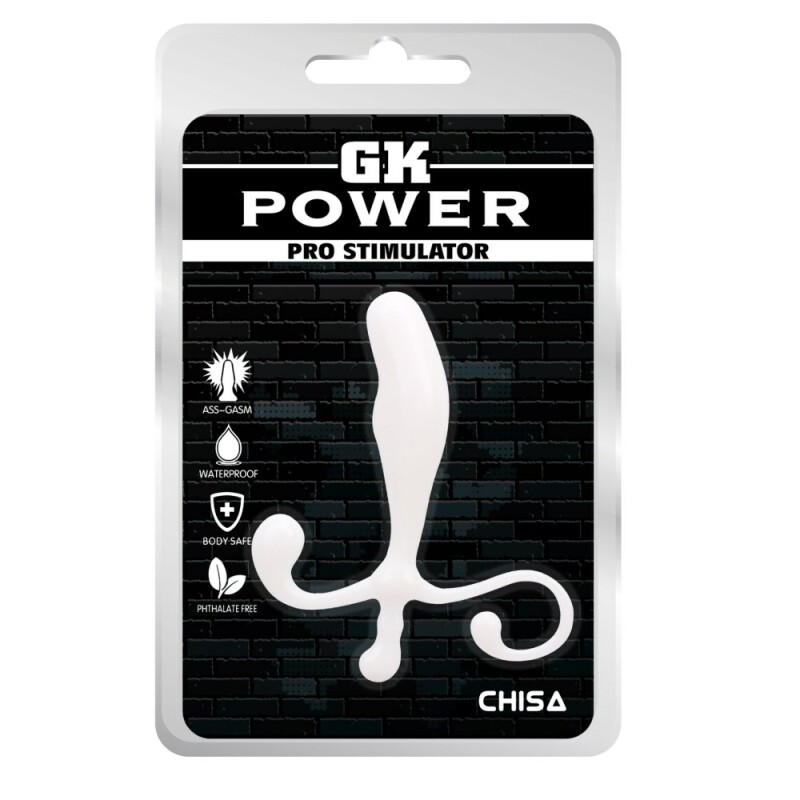 Масажер простати Chisa Pro Stimulator білий, 12.5 x 2.5 см - Зображення 1