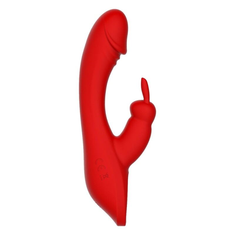 Вібратор-кролик Dream Toys Artemis з вушками, червоний, 21 х 4 см - Изображение 4