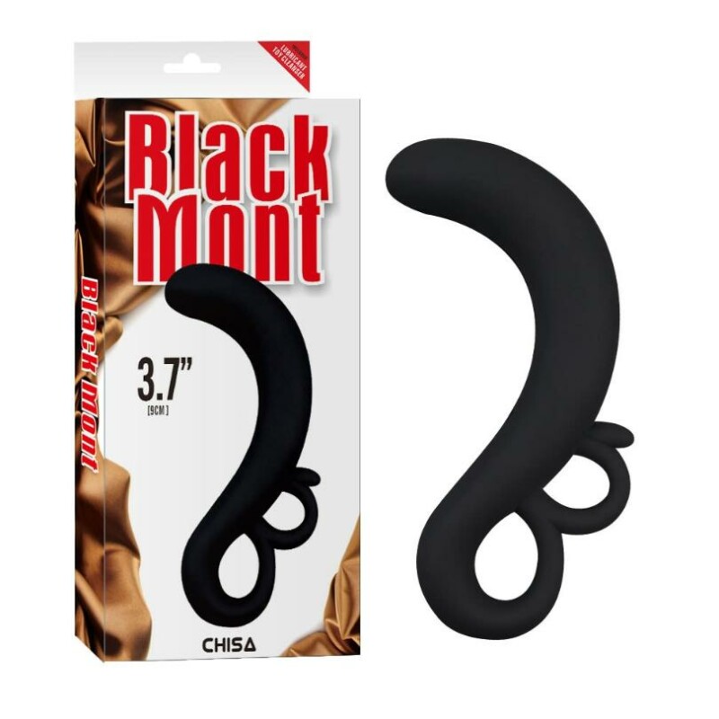 Масажер універсальний Black Mont для простати і точки G, чорний