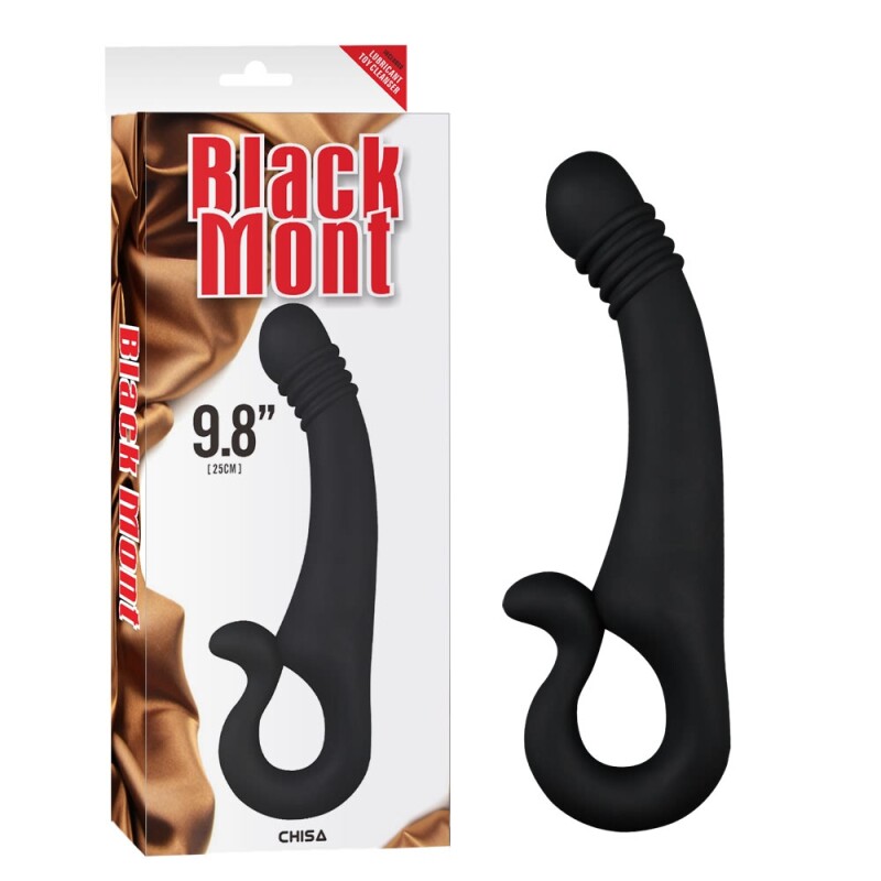 Масажер простати Black Mont Hand Gun універсальний, чорний - Зображення 4