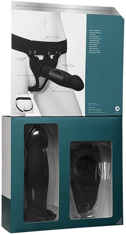 Порожнистий страпон Doc Johnson Body Extensions Be Bold - Изображение 5