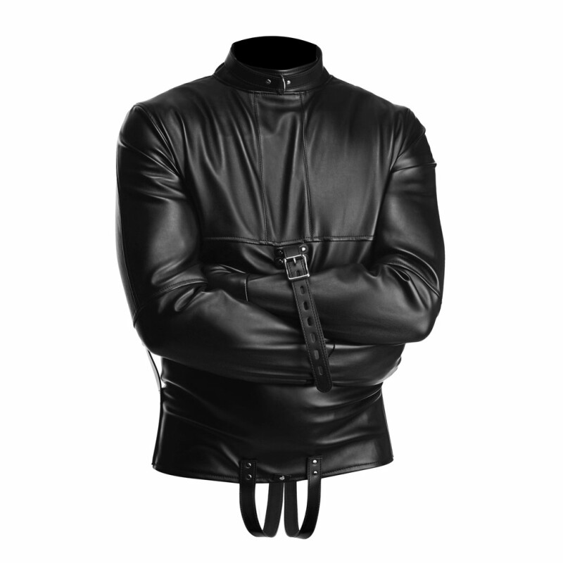 Гамівна сорочка Straight Jacket XL, чорна - Изображение 1