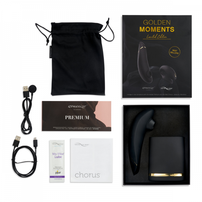 Набір Golden Moments Collection Womanizer Premium + We-Vibe Chorus - Зображення 7