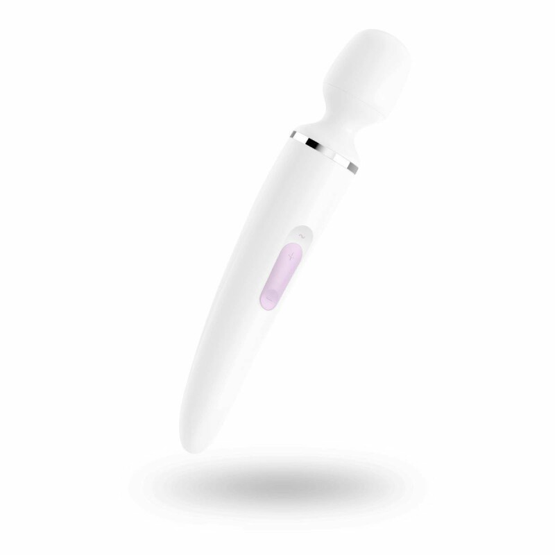 Вібратор-мікрофон Satisfyer Wand-er Woman білий, 34 х 7.8 см - Изображение 2