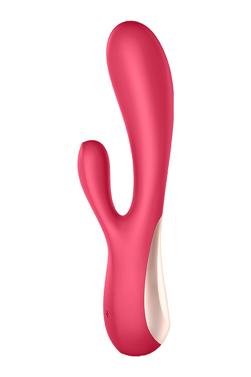 Вибратор-кролик Satisfyer Mono Flex з додактком, червоний, 20.4 х 4.4 см - Зображення 3