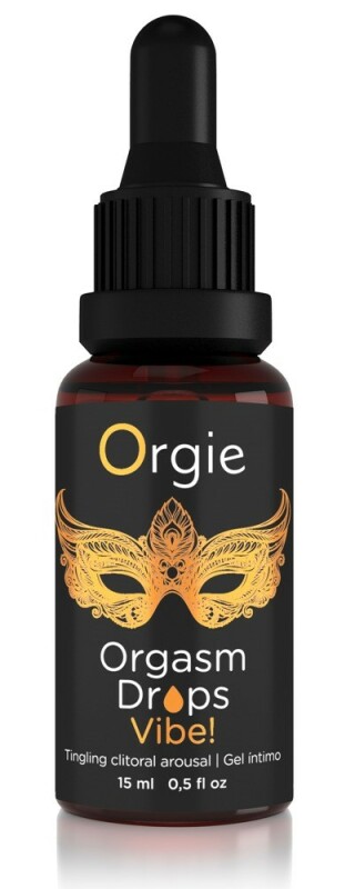 Кліторальні крапельки з вібрацією Orgie Orgasm Drops Vibe, 15 мл