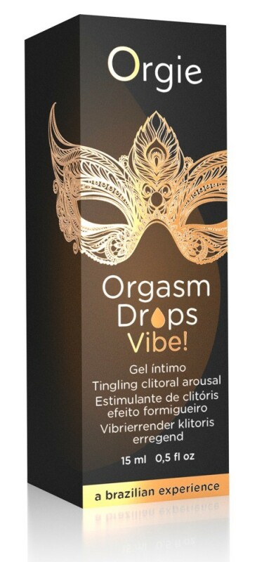 Кліторальні крапельки з вібрацією Orgie Orgasm Drops Vibe, 15 мл - Изображение 1