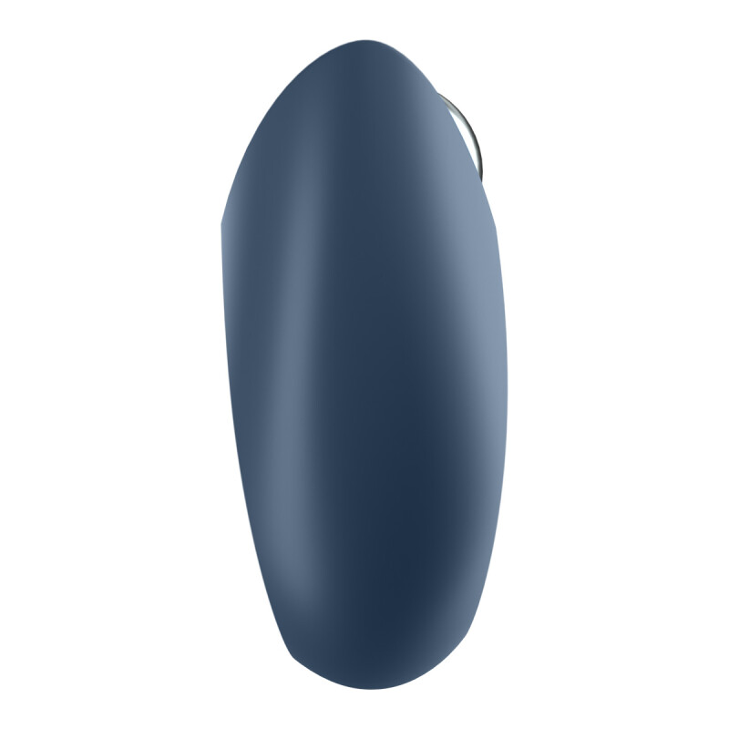 Ерекційне віброкільце Satisfyer Royal One Ring з додатком, блакитне, 7.5 х 5.2 см - Зображення 3
