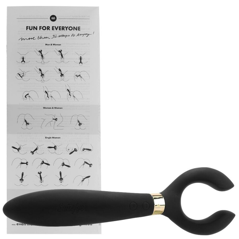 Вібратор для пар Satisfyer Endless Fun з трьома моторами, чорний, 20.1 х 7.2 см - Зображення 9