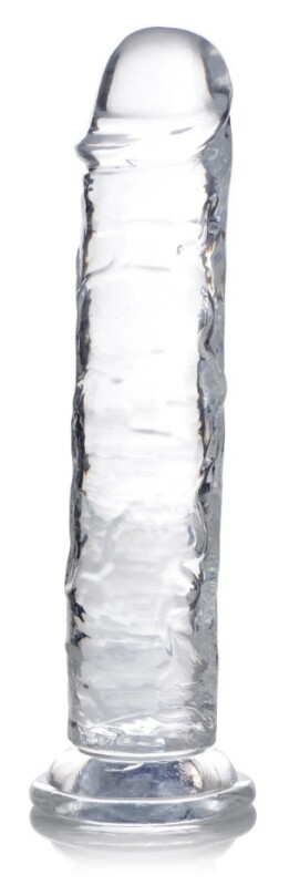 Фалоімітатор на присосці Curvetoys C-Thru Dildo, прозорий, 20 х 3.8 см