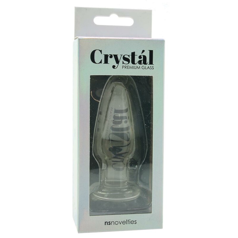 Анальная пробка стекло CRYSTAL TAPERED GLASS PLUG SMALL CLEAR - Зображення 5