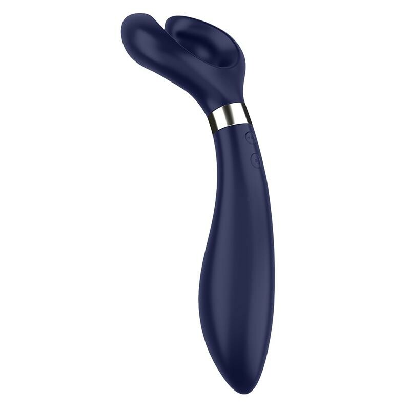 Вібратор для пар Satisfyer Endless Fun з трьома моторами, синій, 20.1 х 7.2 см - Изображение 2