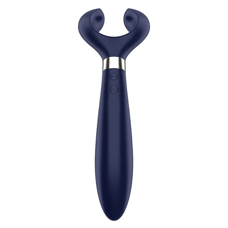 Вібратор для пар Satisfyer Endless Fun з трьома моторами, синій, 20.1 х 7.2 см - Изображение 4