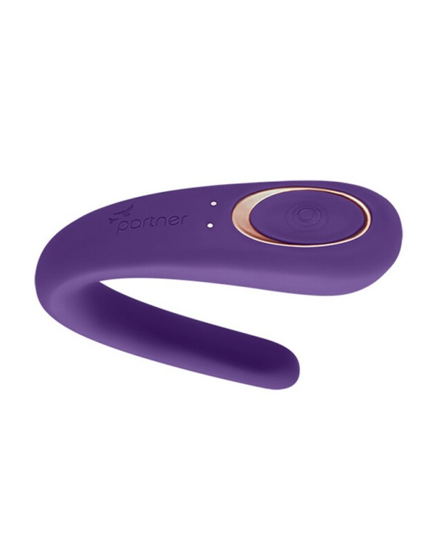 Вібратор для пар Satisfyer Double Classic з одним моторчиком, фіолетовий, 9.5 х 6.7 см - Изображение 4