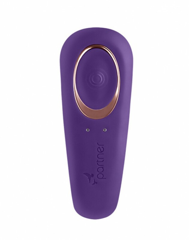 Вібратор для пар Satisfyer Double Classic з одним моторчиком, фіолетовий, 9.5 х 6.7 см - Изображение 5