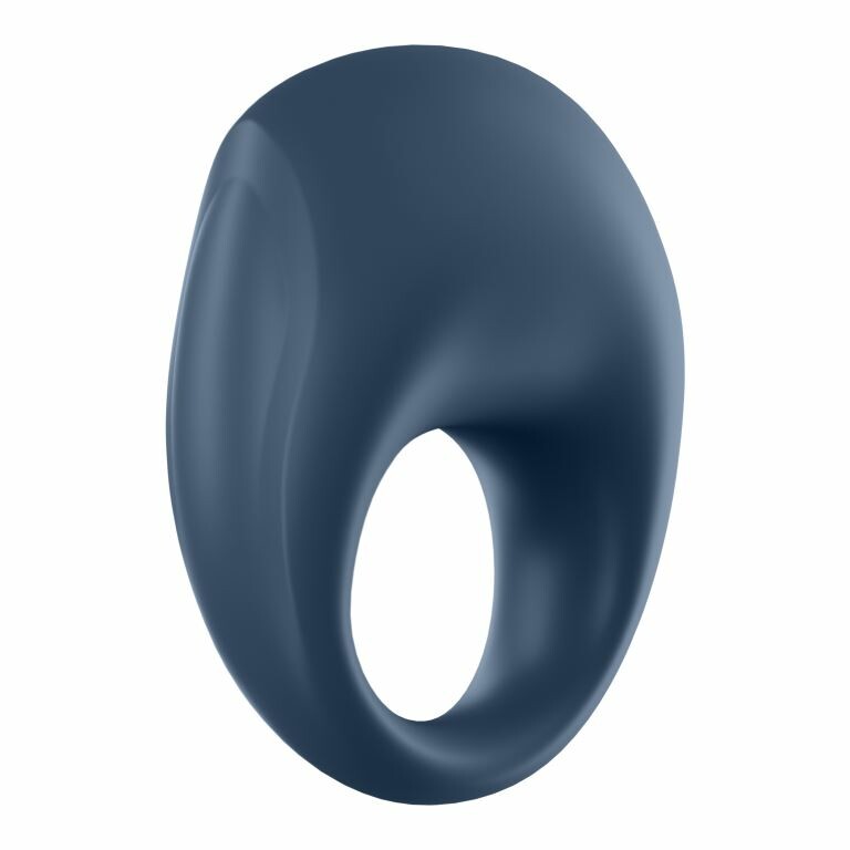 Ерекційне віброкільце Satisfyer Strong One з додатком, синє, 7.4 х 5 см - Зображення 5