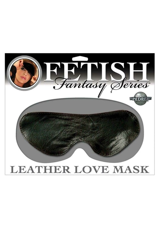Маска на очі FF LEATHER LOVE MASK BLACK - Изображение 2